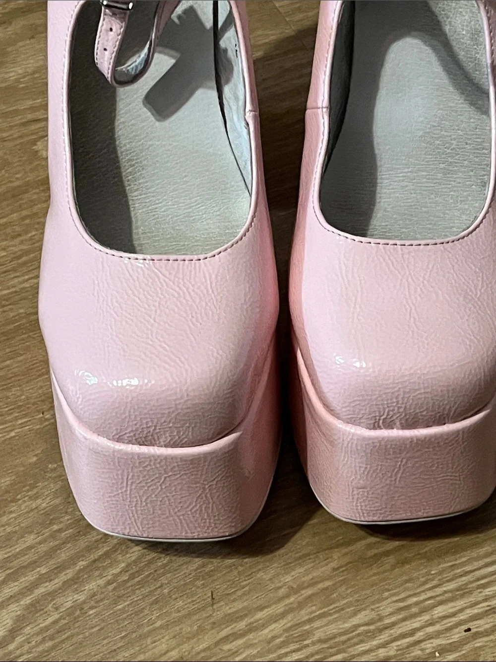Jeffrey Campbell Light Pink Platform Mary Jane Pumps
